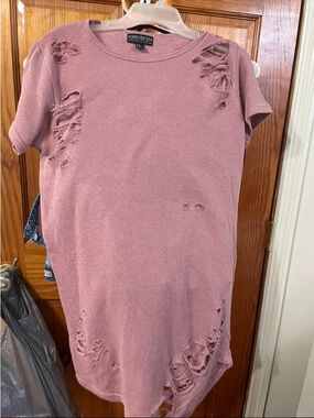 Forever 21+ Dusty Rose Knit Sweater Top